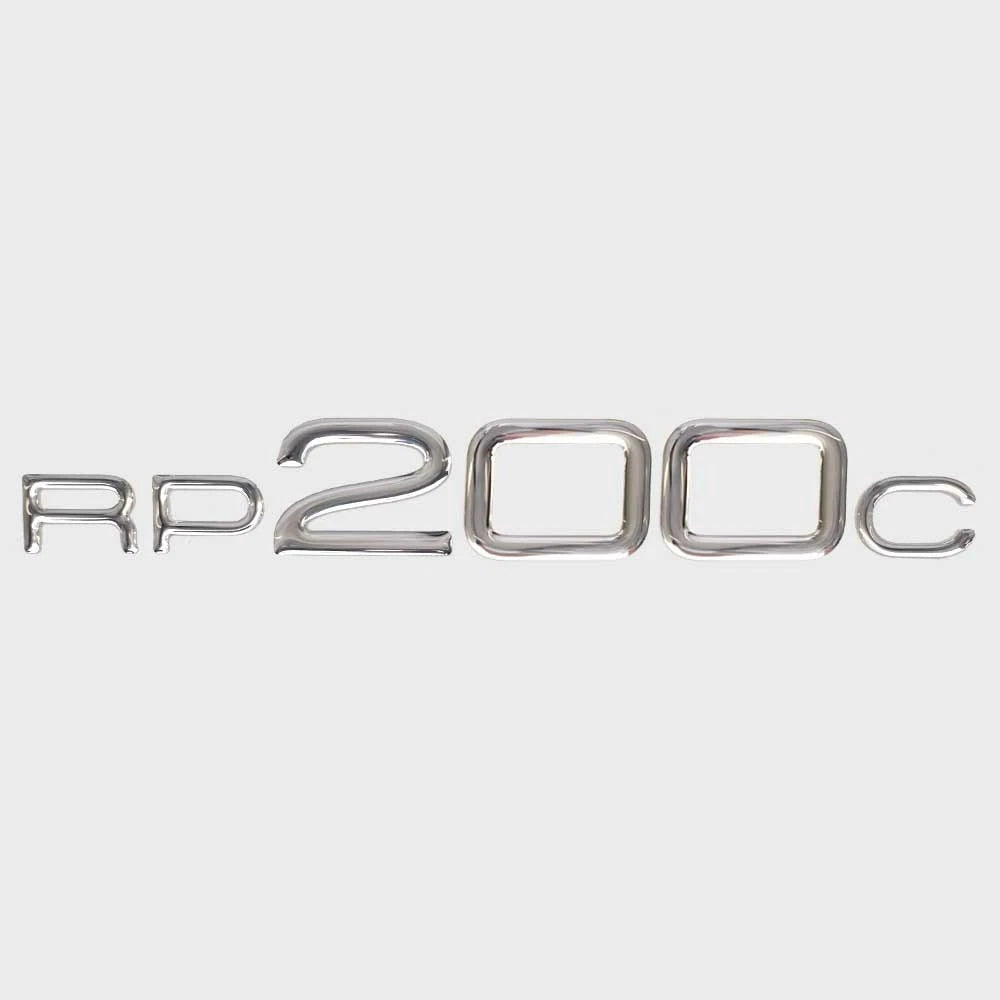 Ranger Boat Raised Emblem Decal 302656 - RP200C Reata 2017 Silver Sticker