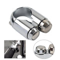 1" Handlebar Switch 2 Button Horn Light Control Chrome for Harley Dyna Chopper