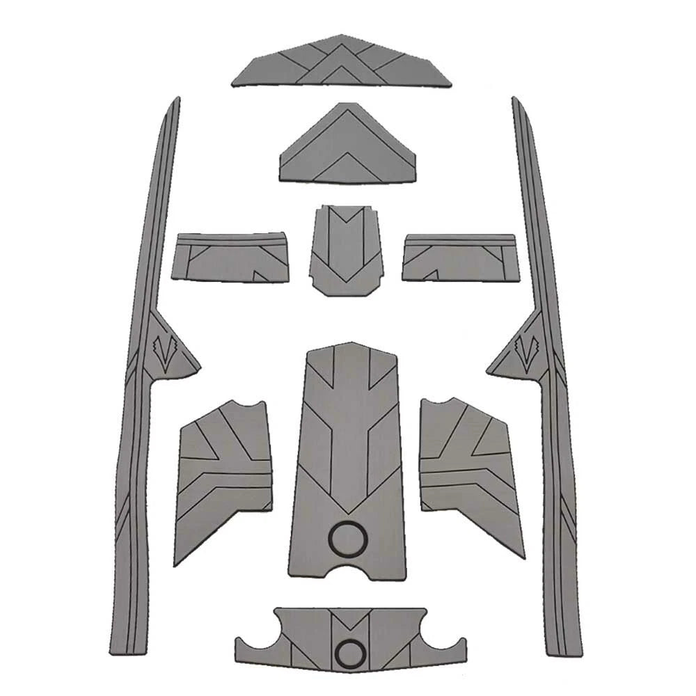 Supra Boat Non-Skid Deck Mats 119073 - SR SJ Storm Gray Black (kit)