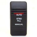 Carling Boat Rocker Switch Plate - Stbd Fill Auto - Manual Actuator
