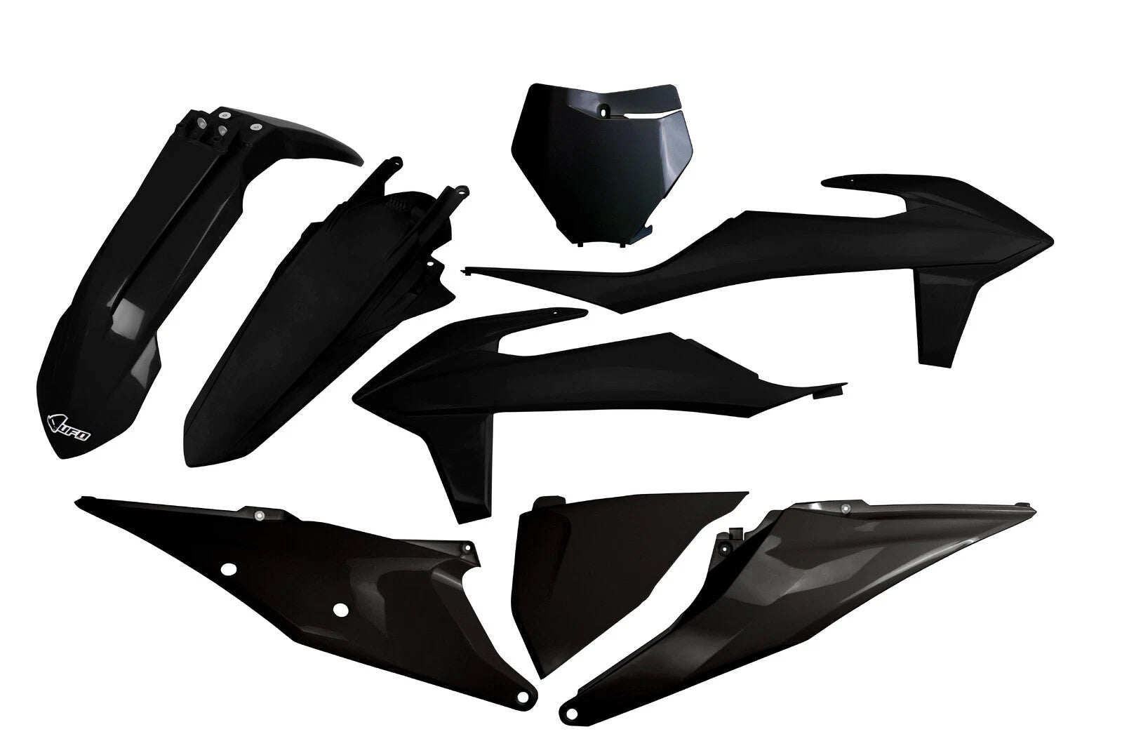 UFO Plastics Kit for KTM SX 125 2019-2022 (black)