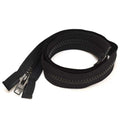 Lenzip Boat Separator Zipper - 52 Inch Black Plastic