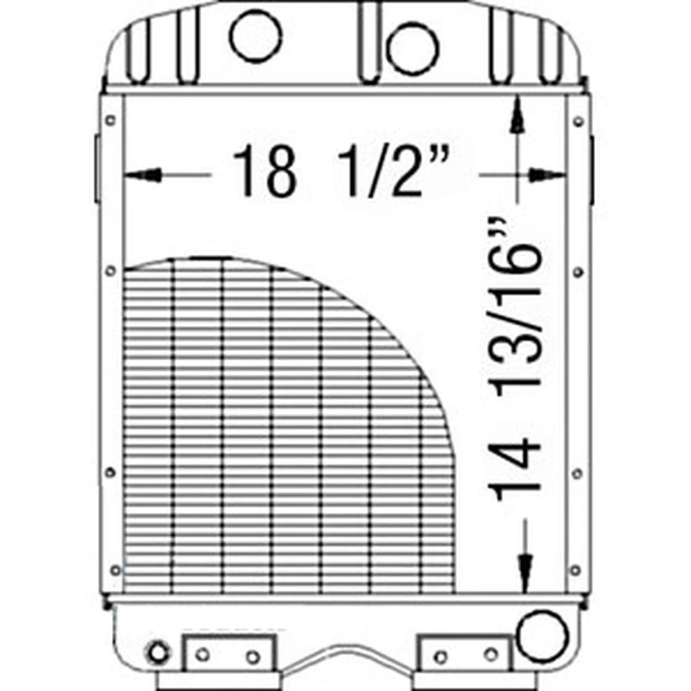 S.67948 Radiator, Super Major Fits Ford/ Holland