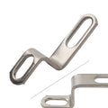 Universal Motorcycle Exhaust Pipe Fixed Clamp Bracket Z-Shaped Mounting