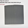 70pcs Sandpaper Wet Dry Abrasive Sanding Paper Sheets 600-2500 Grit Assortment