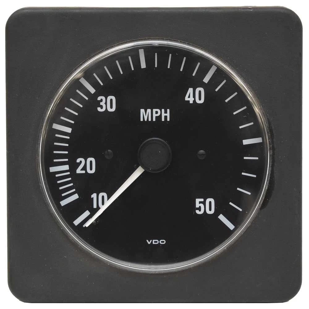 VDO Boat Speedometer Gauge 1 115 800 055A - 3 3/4 Inch Black