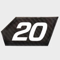 MasterCraft Boat Raised Emblem Decal 7502080 - X20 Black Carbon Fiber