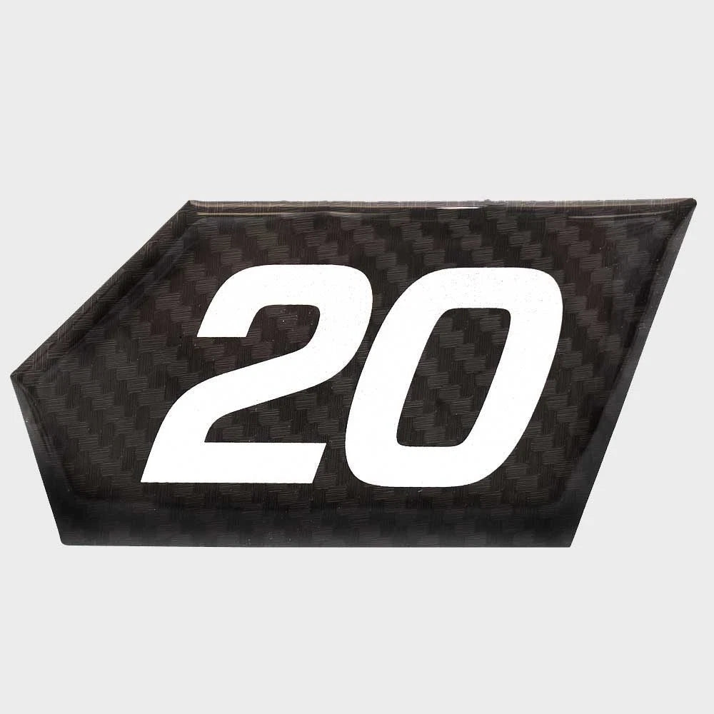 MasterCraft Boat Raised Emblem Decal 7502080 - X20 Black Carbon Fiber