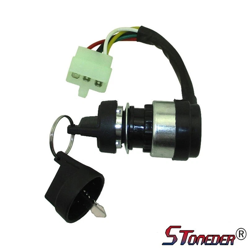 STONEDER 5 Wire on Off Stop Kill Ignition Key Switch for Chinese UTV Dune Buggy
