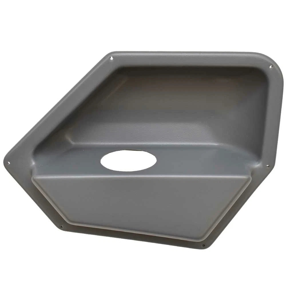 Boat Cup Holder Side Panel - 3 3/4 Inch Gray Matte