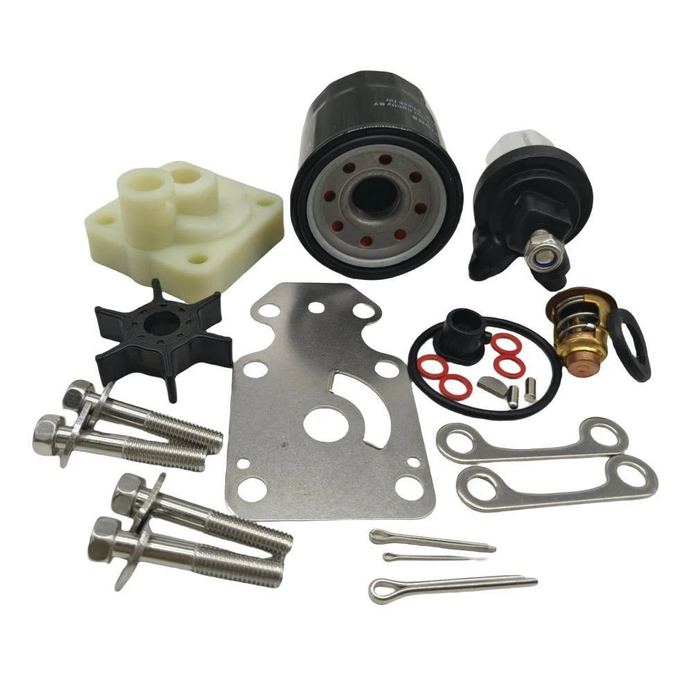 Maintenance Kit for Yamaha F15C (2007+) Outboard with Thermostat & Filter
