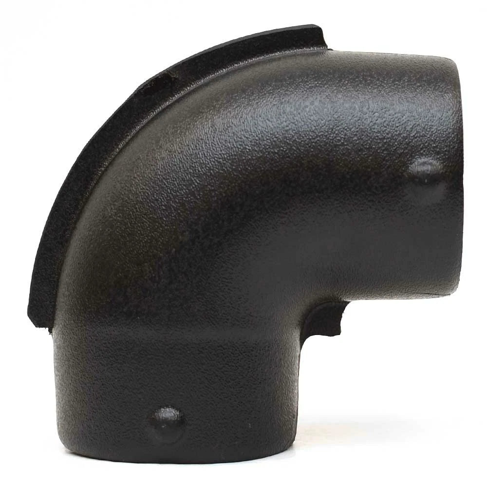 MSI Boat Hose Elbow 9010712 - H4-90 Black ABS Plastic 90 Degree 4 Inch