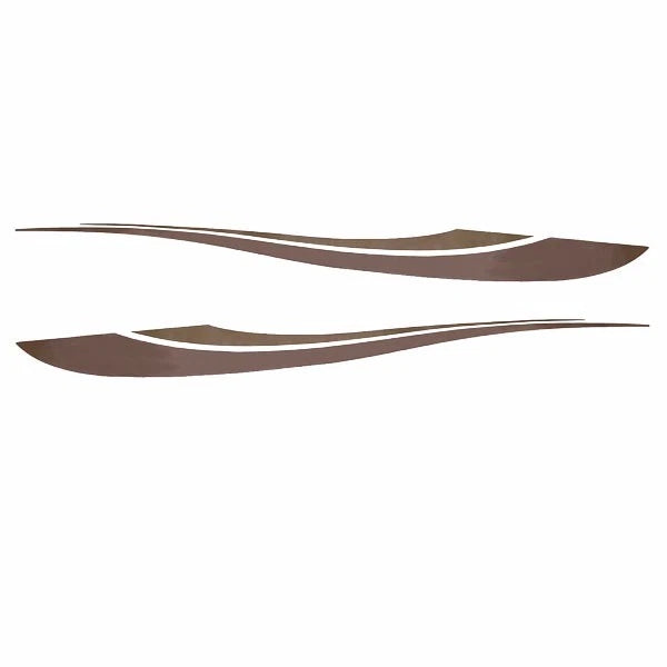 Rinker Boat Decals 108627-P - Bronze Gold 111 X 8 Inch (set of 2)