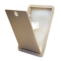 Boat Trash Can Hatch - Beige Starboard 13 1/4 X 19 3/4 Inch