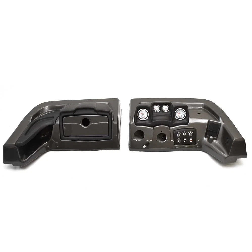 Tracker Boat Dash Consoles 324657 - Pro Guide Gray (set of 2 - Cracks)