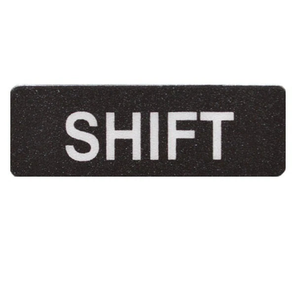 Sea Ray Boat Shift Control Decal 1743530 - Black - White Vinyl