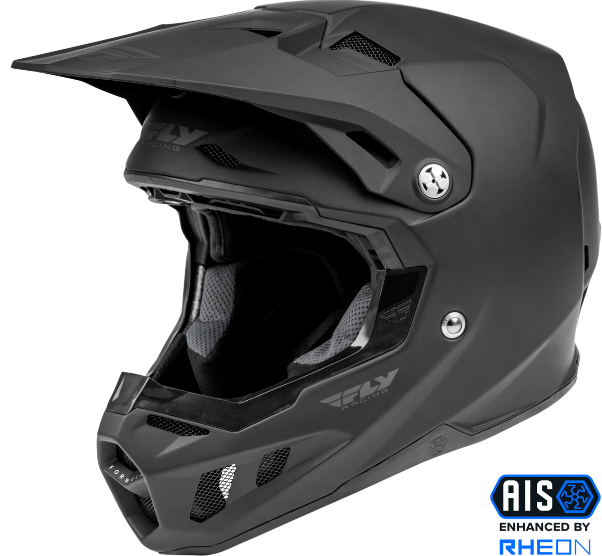 Fly Racing Formula CC Solid Helmet Matte Black Large Offroad Motorcycle Helmet
