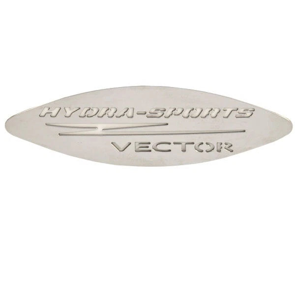 Hydra-Sports Boat Logo Emblem Plate - Vector 7 X 2 Inch Stainless
