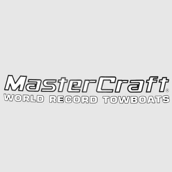 MasterCraft Boat Decal 758413 - World Record White Sticker