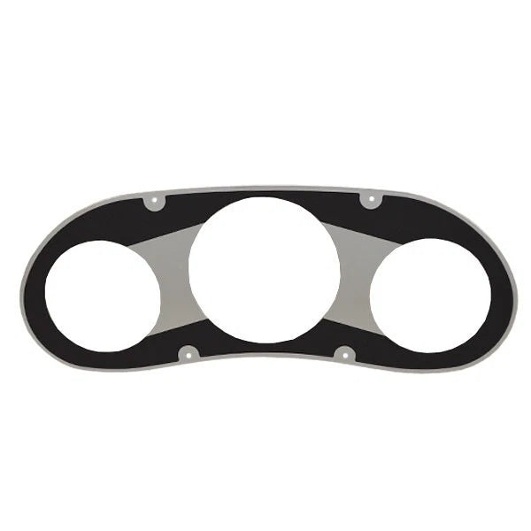 Ranger Boat Blank Gauge Panel 7202807 - Comanche 2009 Black Silver