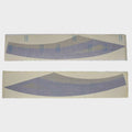 Premier Boat Graphic Hull Decal 30002067 - Blue - Silver (set of 2)