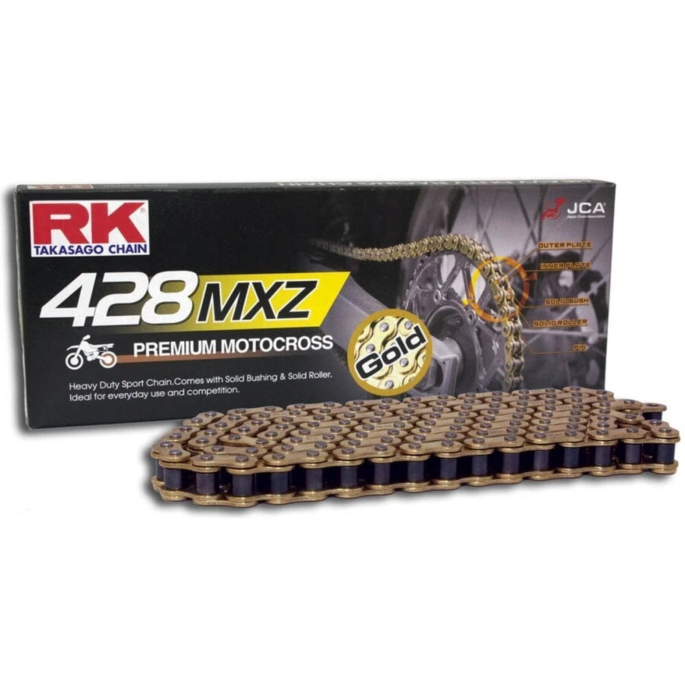 RK Chain for KTM 85 SX (LARGE WHEEL) 22-23 428 MXZ 124 Links