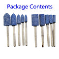 10PC ROTARY TOOL GRINDING STONE SET DIY Crafts Drill Bits for Metal Steel Jade
