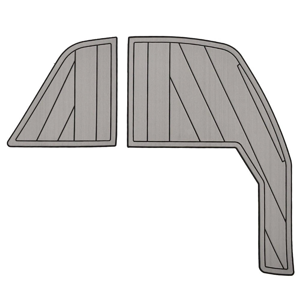 2024 Monterey M4 - M6 Boat Non-Skid Engine Hatch Mats - SeaDek Gray (2 PC)