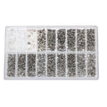 1 Box Stainless Steel & Plastic Eyeglass Sunglass Screws Nut Watchmaker Tools C