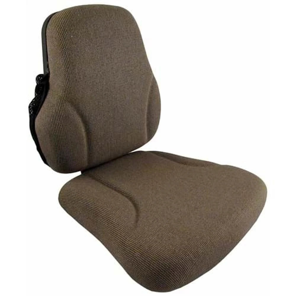 SR192708 Side Kick Seat, Brown Fabric Fits John Deere