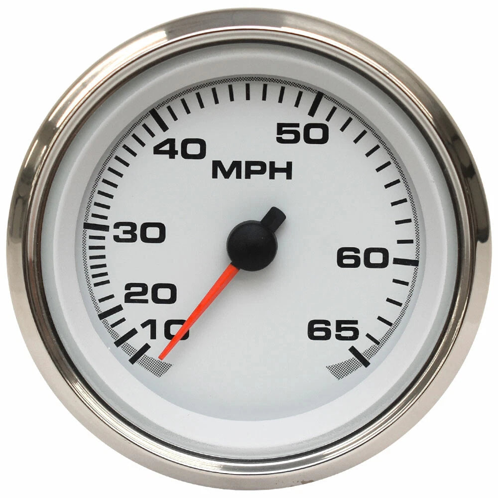 Beede Boat Speedometer Gauge 947448 - 65 MPH 3 1/4 Inch White