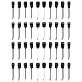 40 Pack: LH Rubber Mounted Tooth Fits Massey Ferguson Replaces 580848M1