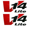 Tracker Boat Emblem Decal Stickers - V14 Lite (pair)