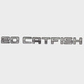 Lowe Boat Decal 2240091 - 20 Catfish 27 X 2 1/4 Inch Gray Black