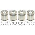 4 Pack: Standard Piston Fits Case/Internati Onal Harvester Replaces K261707