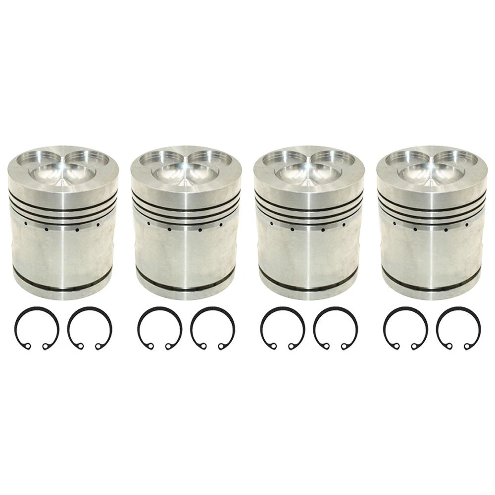 4 Pack: Standard Piston Fits Case/Internati Onal Harvester Replaces K261707