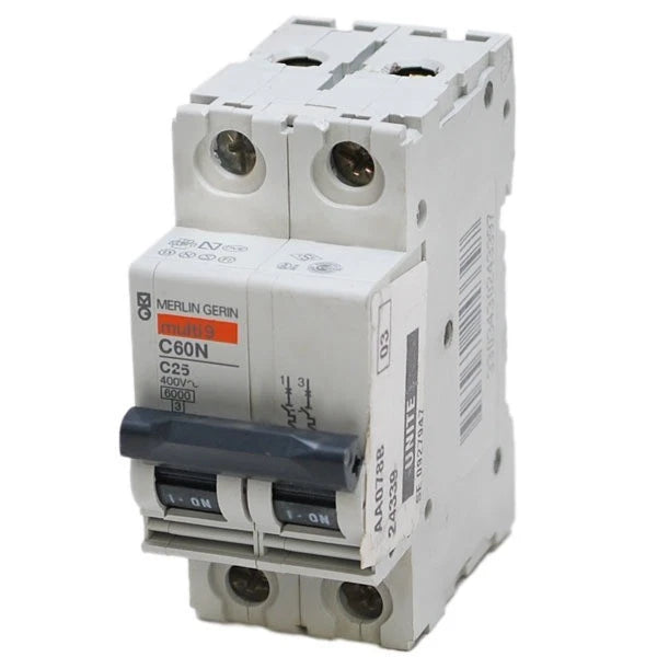 Schneider Boat Circuit Breaker AA078B - C60N 25A 230 - 400 Volt