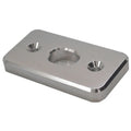 MasterCraft Boat Open Door Plate 536164 - 2 5/8 X 1 3/8 Inch Aluminum