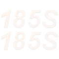 Lowe Boat Logo Decal 1823499 - 185S Ivory 3 3/4 X 1 1/4 Inch (pair)