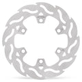 MotoMaster Flame Fixed Rear Brake Disc for Kawasaki KLX300R 1997-2007