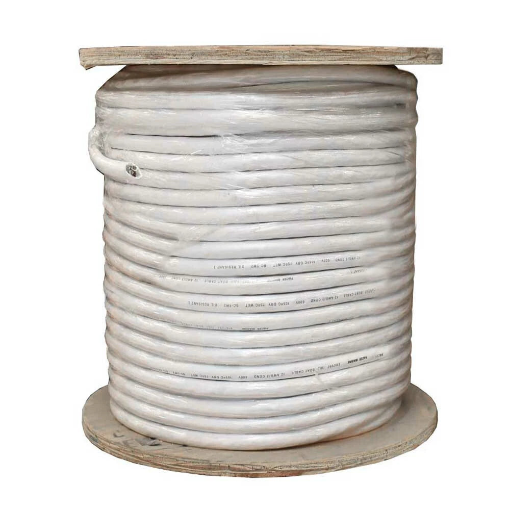 Pacer Marine Boat Wire Cable 3231730 - 2 AWG White (250 FT)
