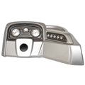 G3 Boat Steering Console Panel 73427404 - with Faria Gauges Silver STBD