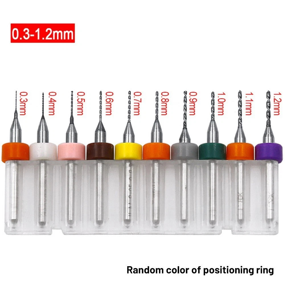 Tungsten Steel Drill Bits Set 10PCS for Mold and Precision Work