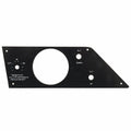 Bass CAT Boat Blank Instrument Panel - 11 3/8 X 3 7/8 Inch Striped