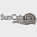 SunCatcher Pontoon Boat Logo Decal 73405175 - Silver Sticker