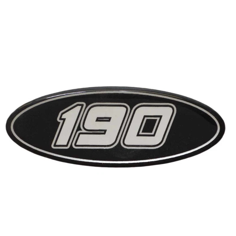 Crownline Boat Raised Decal 40714 - 190 Black Silver Sticker