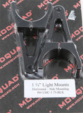 MODQUAD LMC-1.75-BLK ATV/UTV Light Mount Clip Bracket for 1.75 Inch Bars