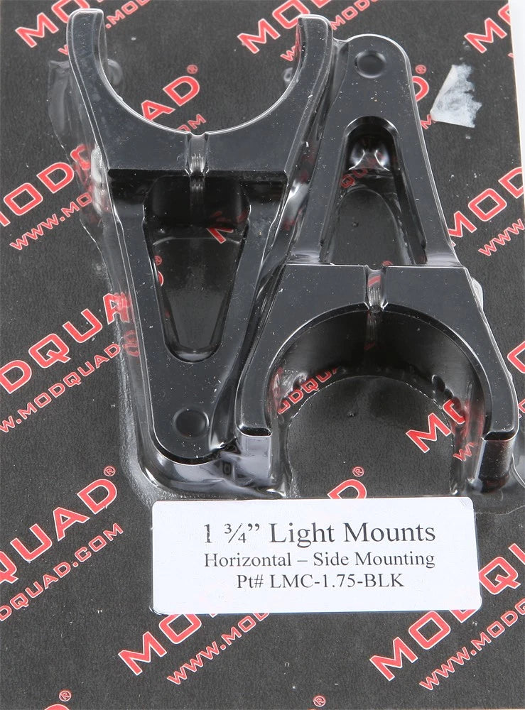 MODQUAD LMC-1.75-BLK ATV/UTV Light Mount Clip Bracket for 1.75 Inch Bars