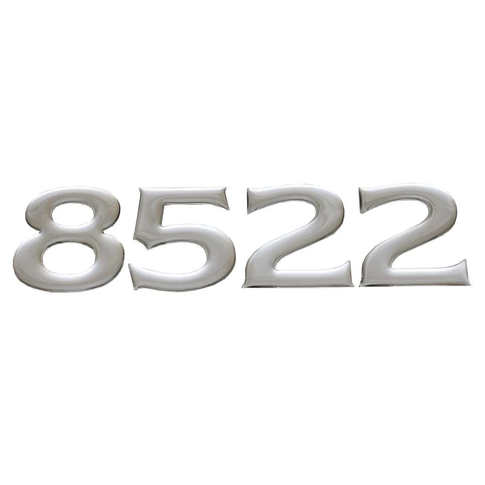 Sylvan Boat Raised Decal 342-0515 - Mirage 8522 Silver 7 1/4 Inch