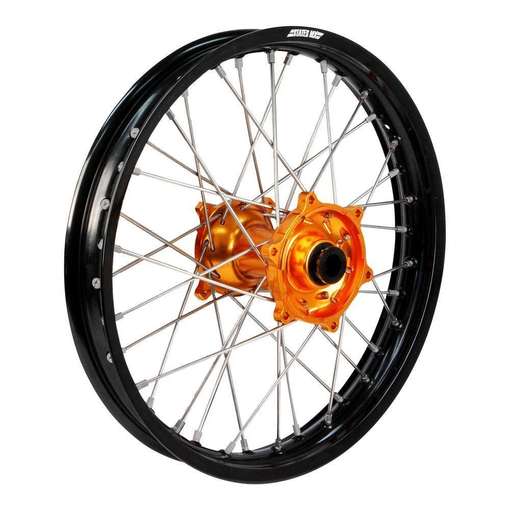 States MX Black/Orange Rear Wheel for KTM 450 EXC 2012-2016 (18x2.15)